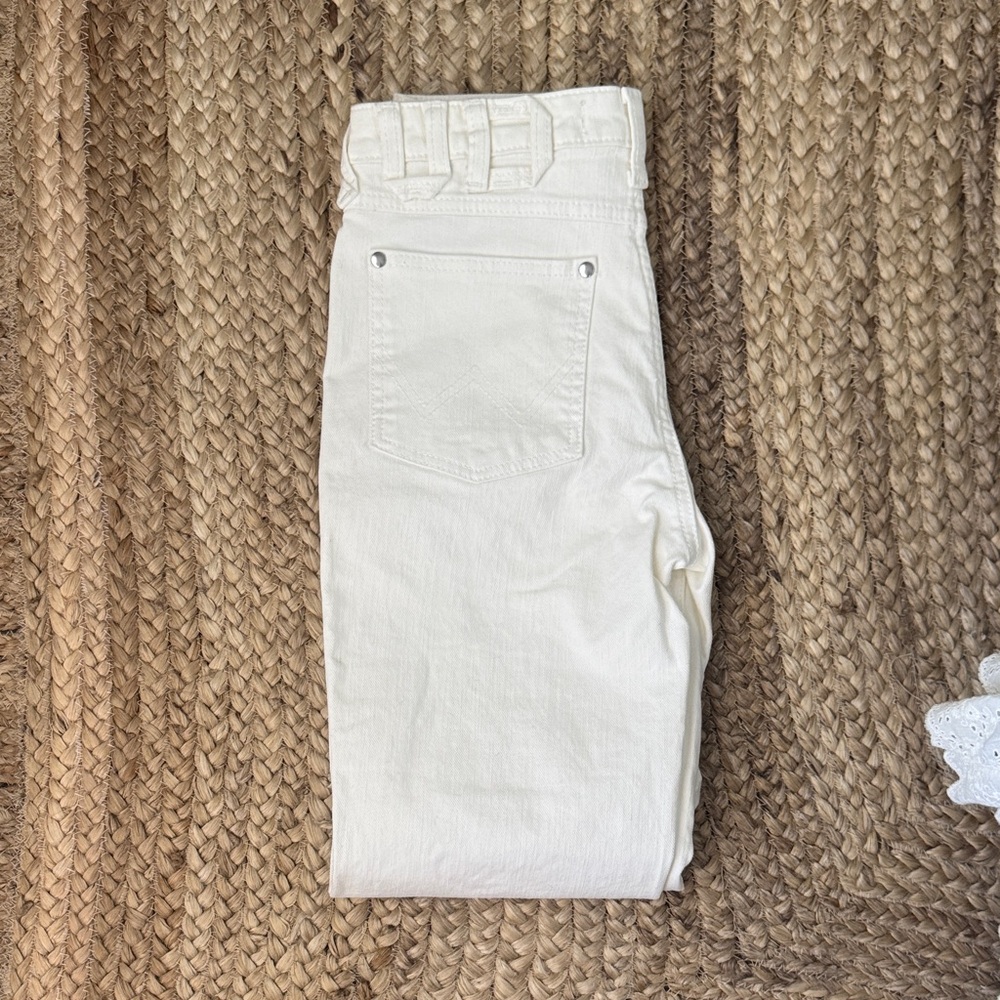 Wrangler x Staud Women's Cream Jeans